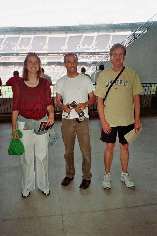3.09 Katja Joachim and John at Turner Field