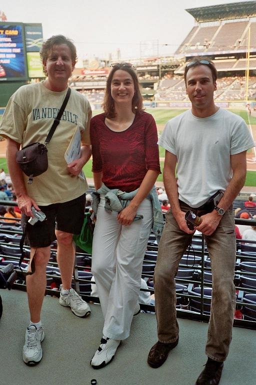 3.10 John Katja and Joachim at Turner Field