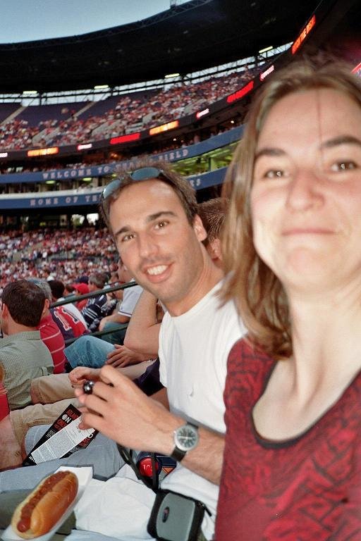 3.12 Joachim and Katja at Turner Field